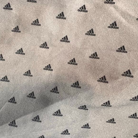 Adidas Golf Shorts.  Men's Gray with Adidas Pattern.  Pockets,  Size 40 - Picture 6 of 6